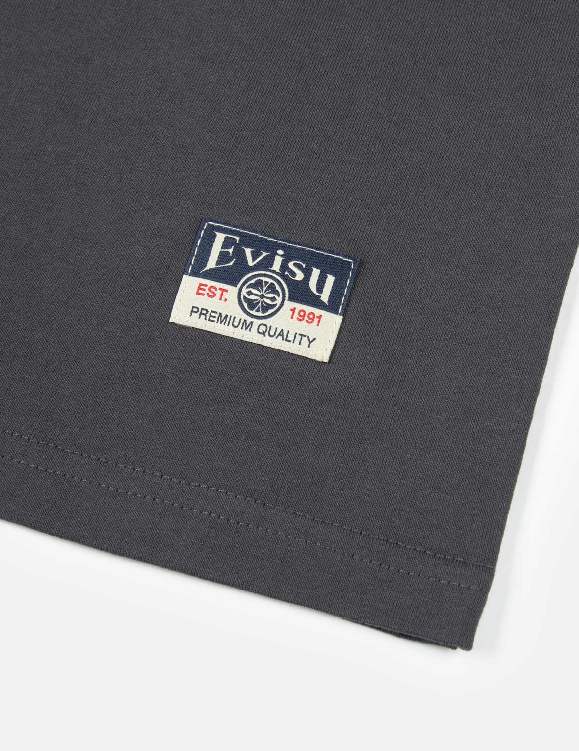 Ribbon Seagull and Logo Print Regular Fit T-shirt