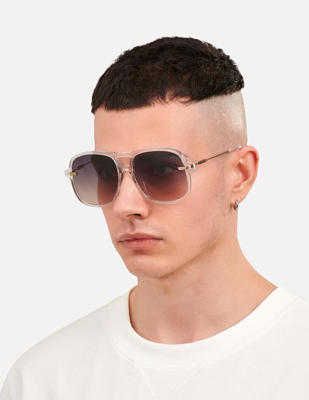 Double Bridge Oversized Sunglasses