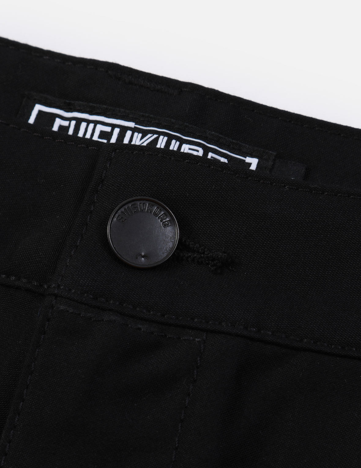 Logo Tape Patching Cargo Shorts