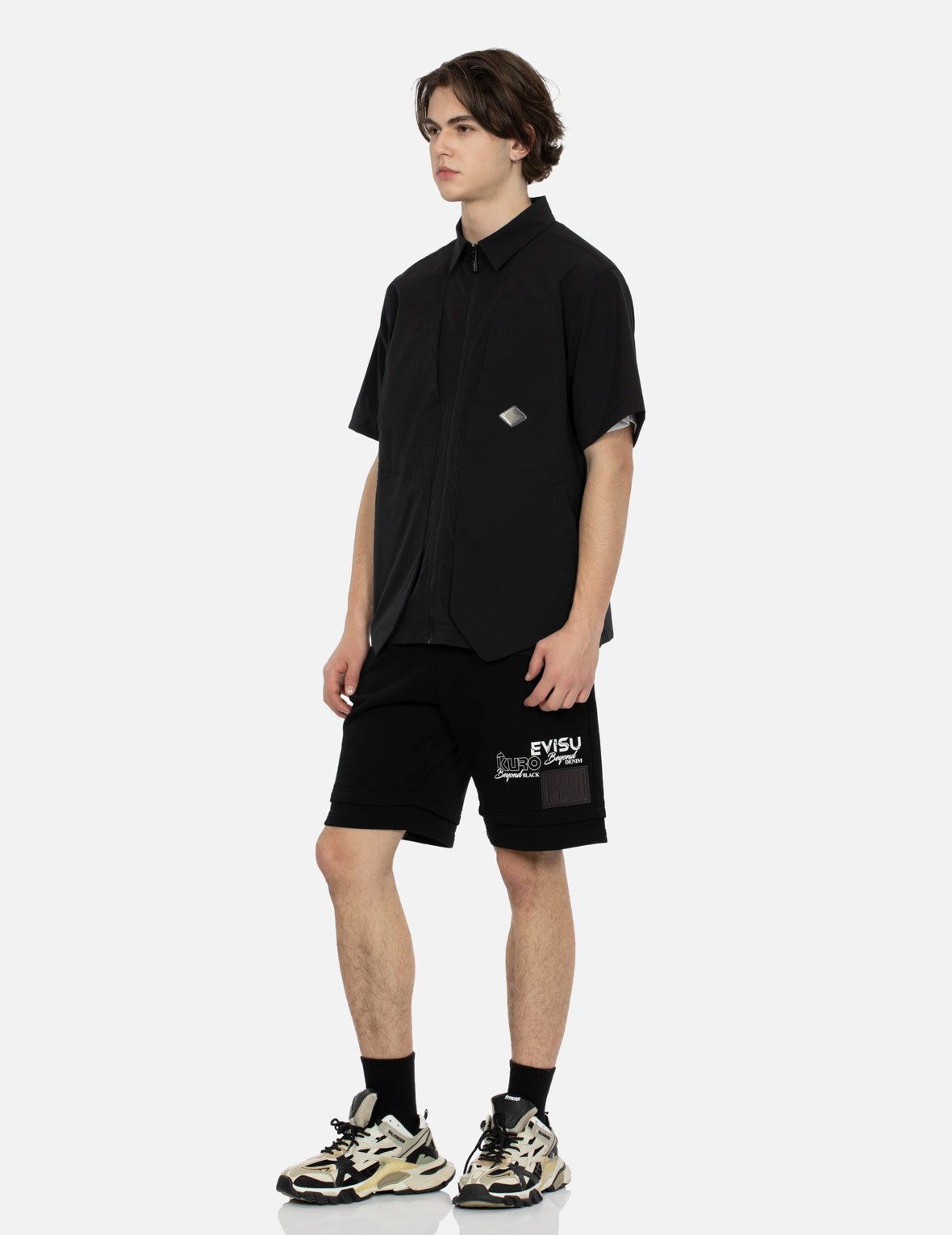 2-in-1 Regular Fit Short-Sleeves Shirt