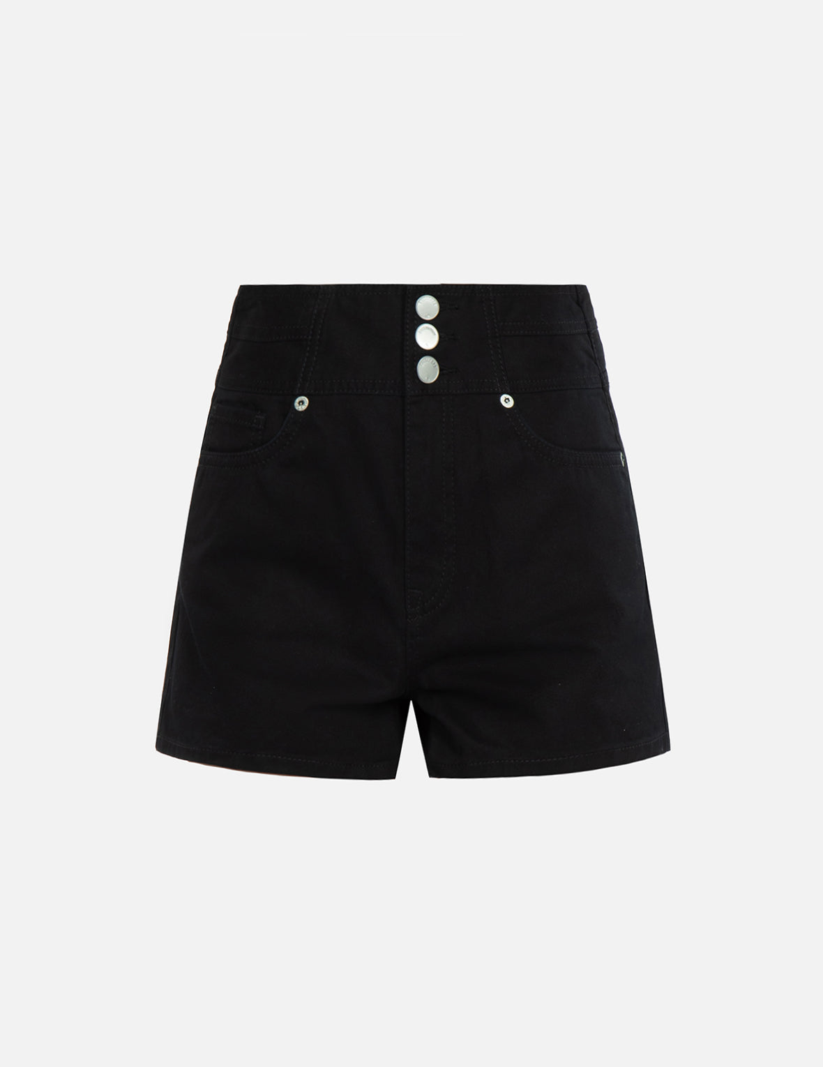 Seagull Embroidery Denim Shorts