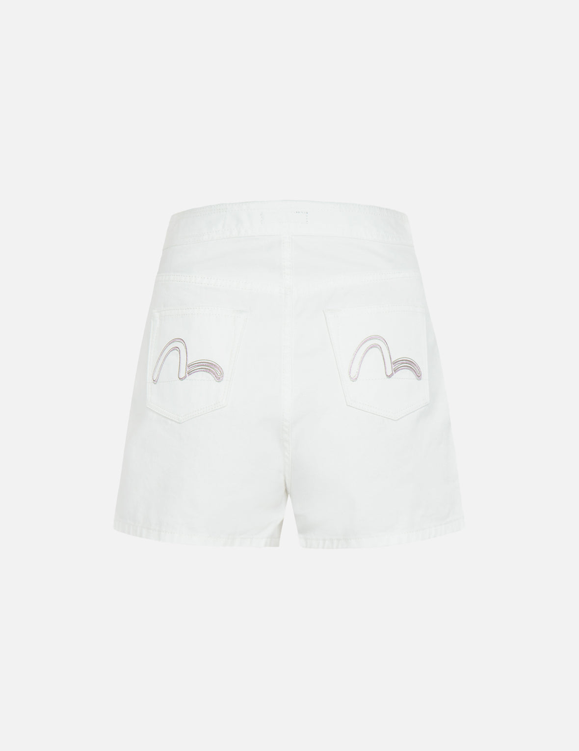 Seagull Embroidery Denim Shorts