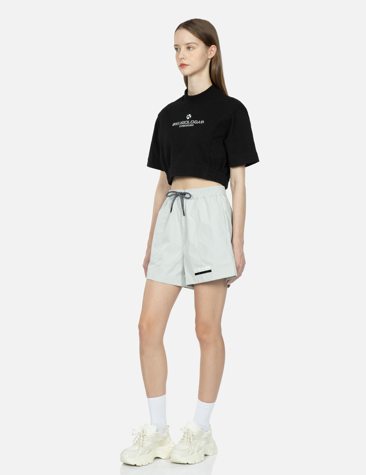 Logo and Seagull Print Shorts