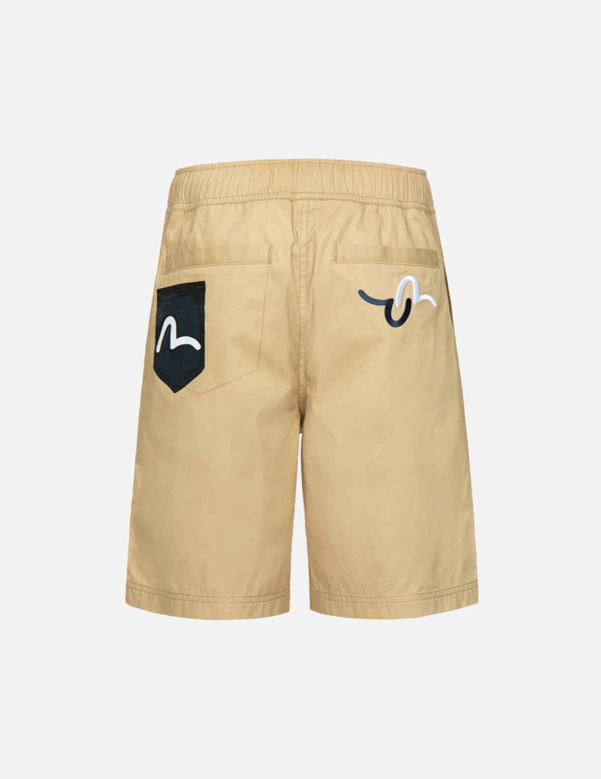 Seagull Embroidery Woven Shorts
