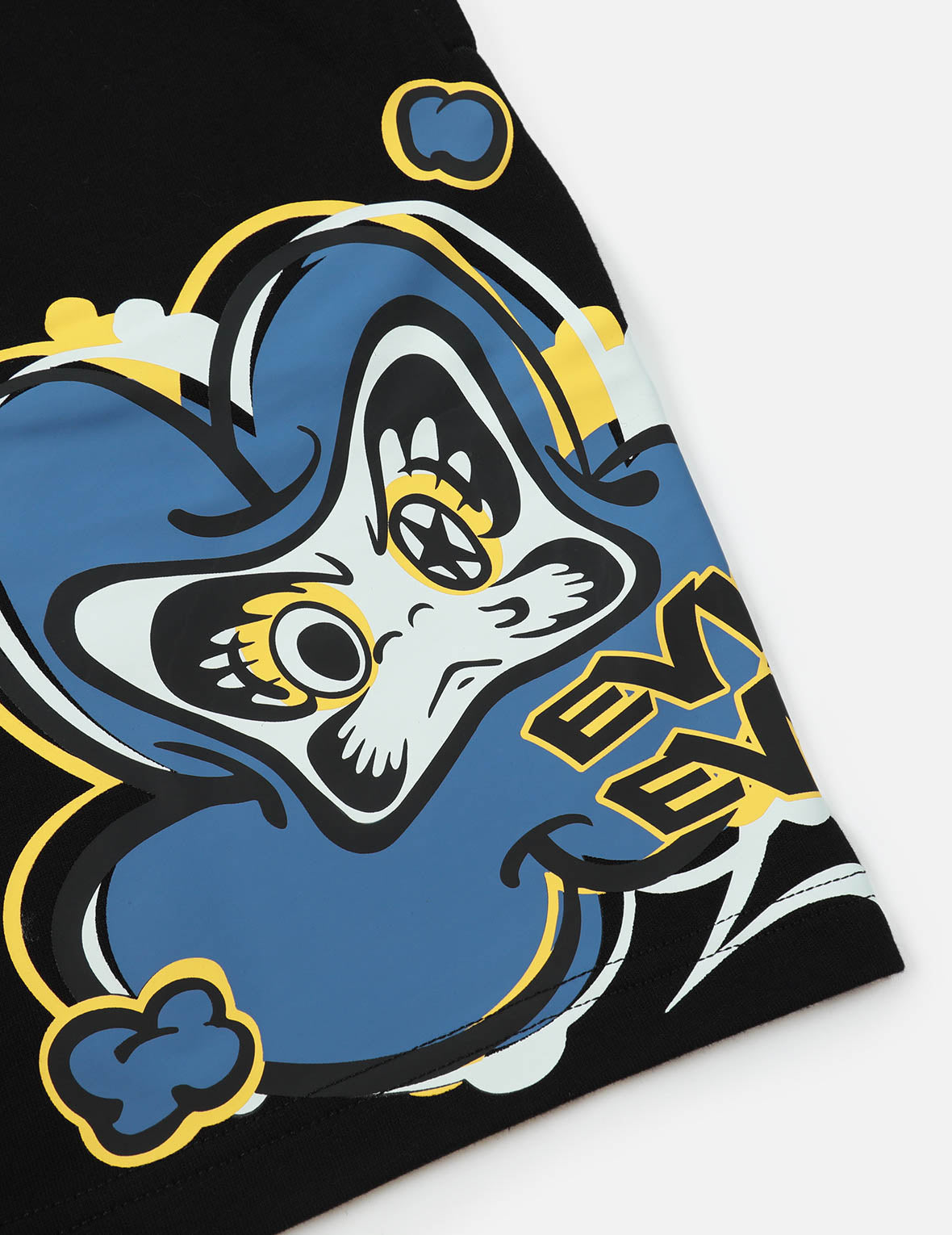 Transforming Daruma Print Sweat Shorts