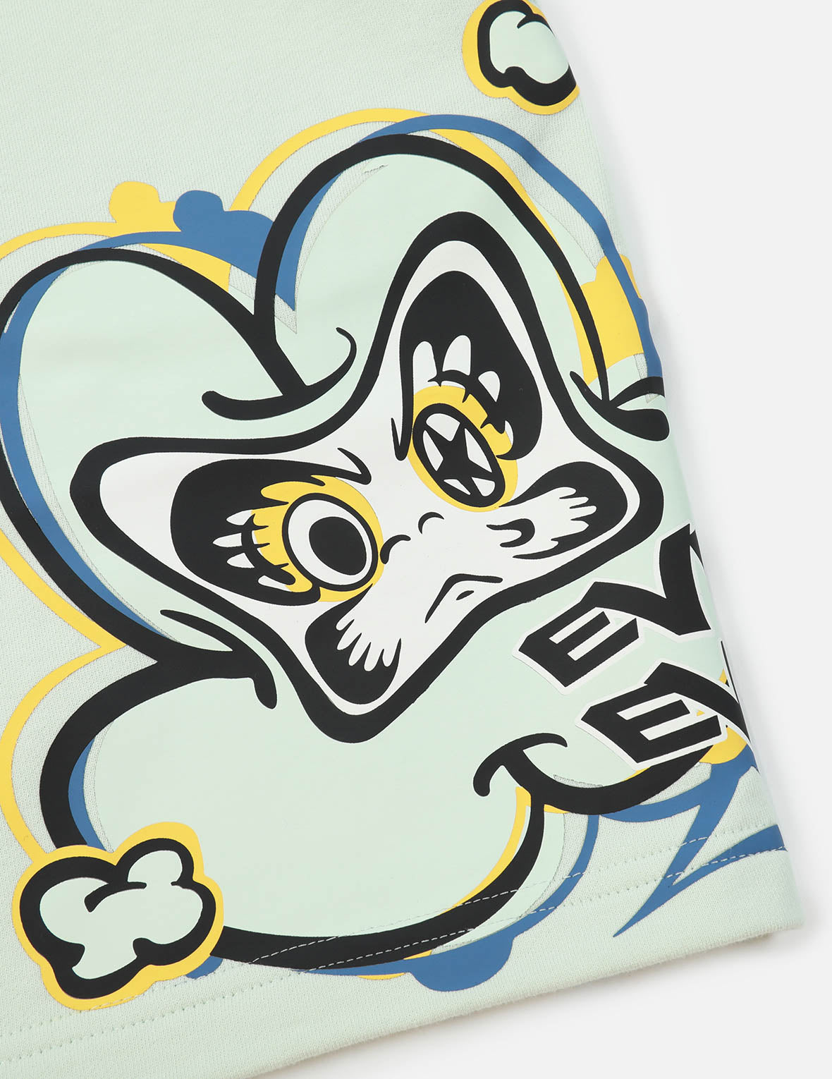 Transforming Daruma Print Sweat Shorts