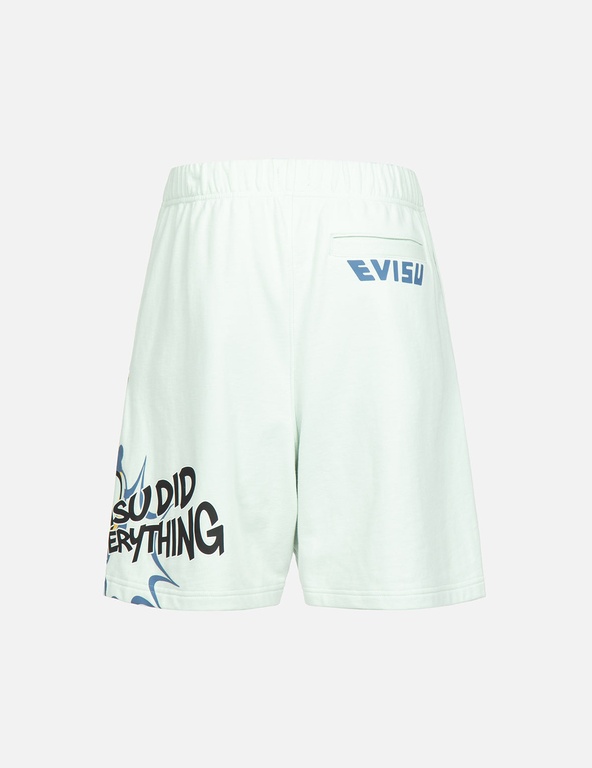 Transforming Daruma Print Sweat Shorts