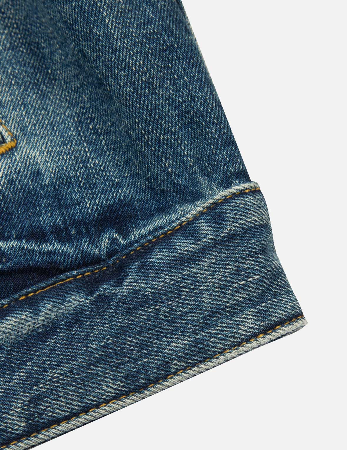 Seagull Embroidery
Godhead Print Relax Fit Denim Jacket