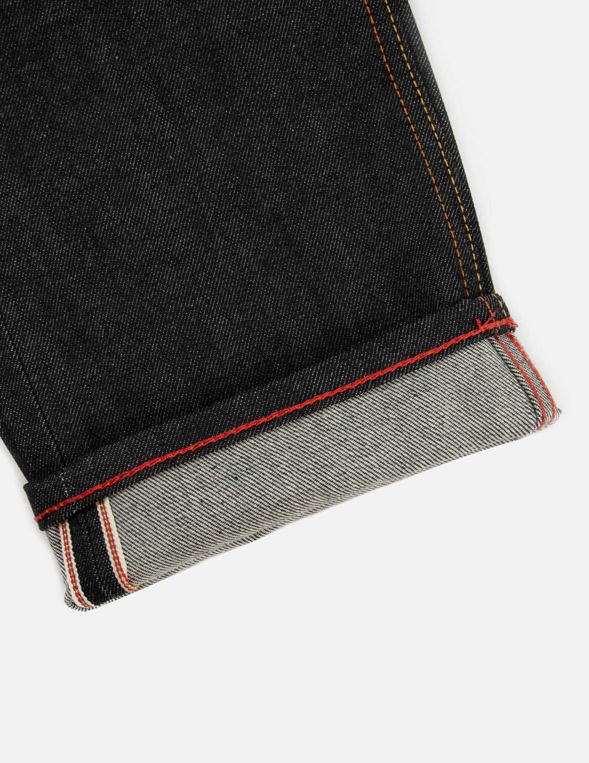 Kamon Brocade Applique Daicock Taper-Fit Jeans #2017