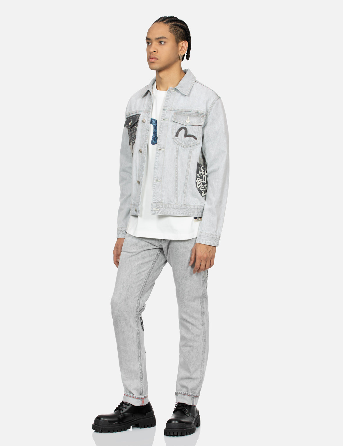 Multi-Pocket Carrot Fit Denim Jeans #2017