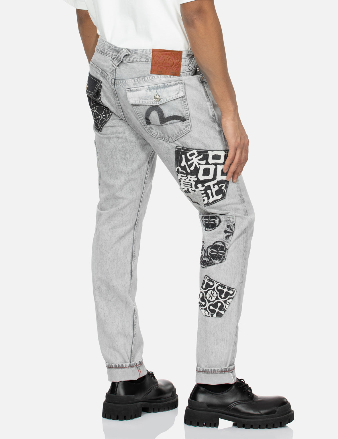 Multi-Pocket Carrot Fit Denim Jeans #2017