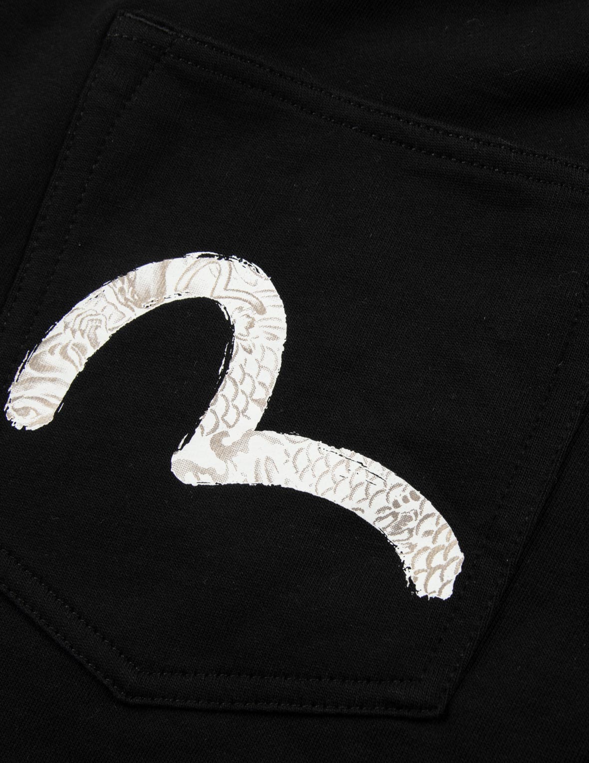 Multi-Pockets and Print Relax Fit Sweat Shorts