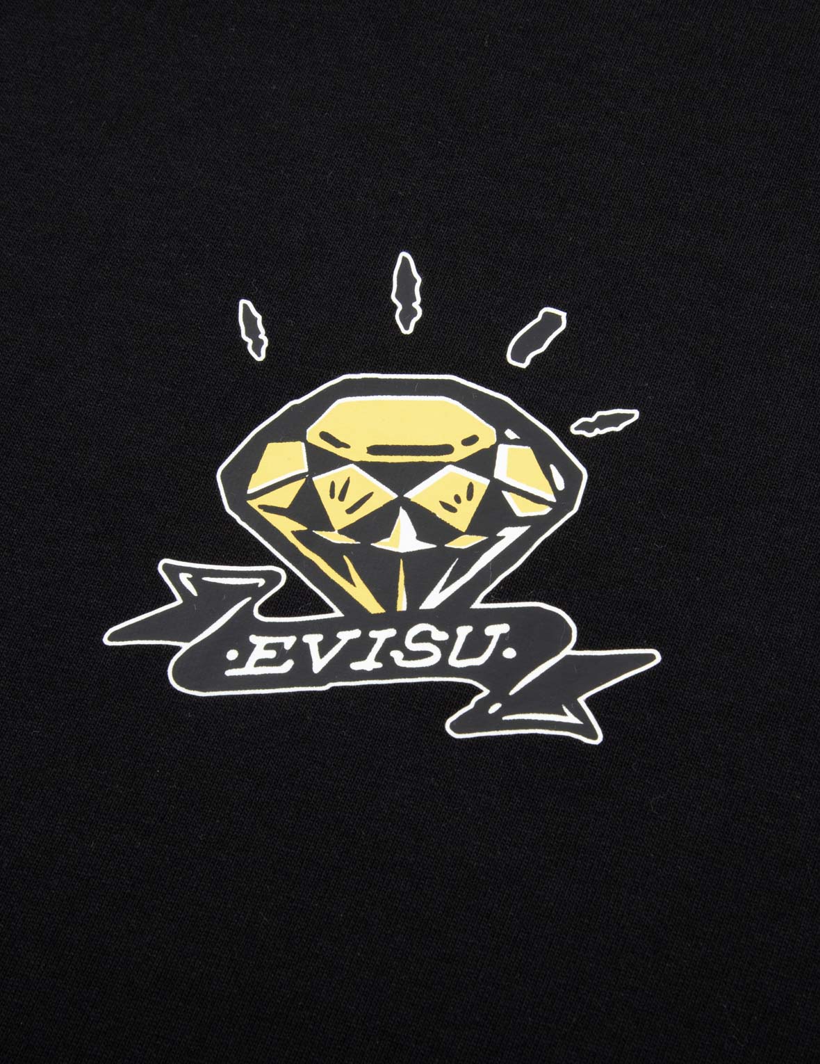 Diamond Daruma Print Loose Fit T-shirt