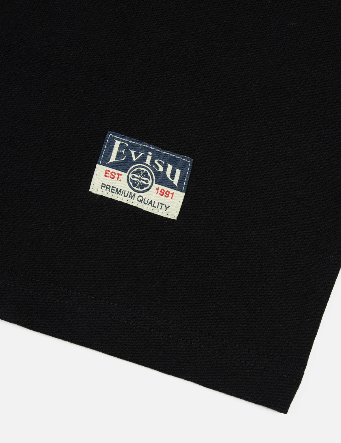 Godhead Print and Seagull Embroidery Loose Fit T-shirt