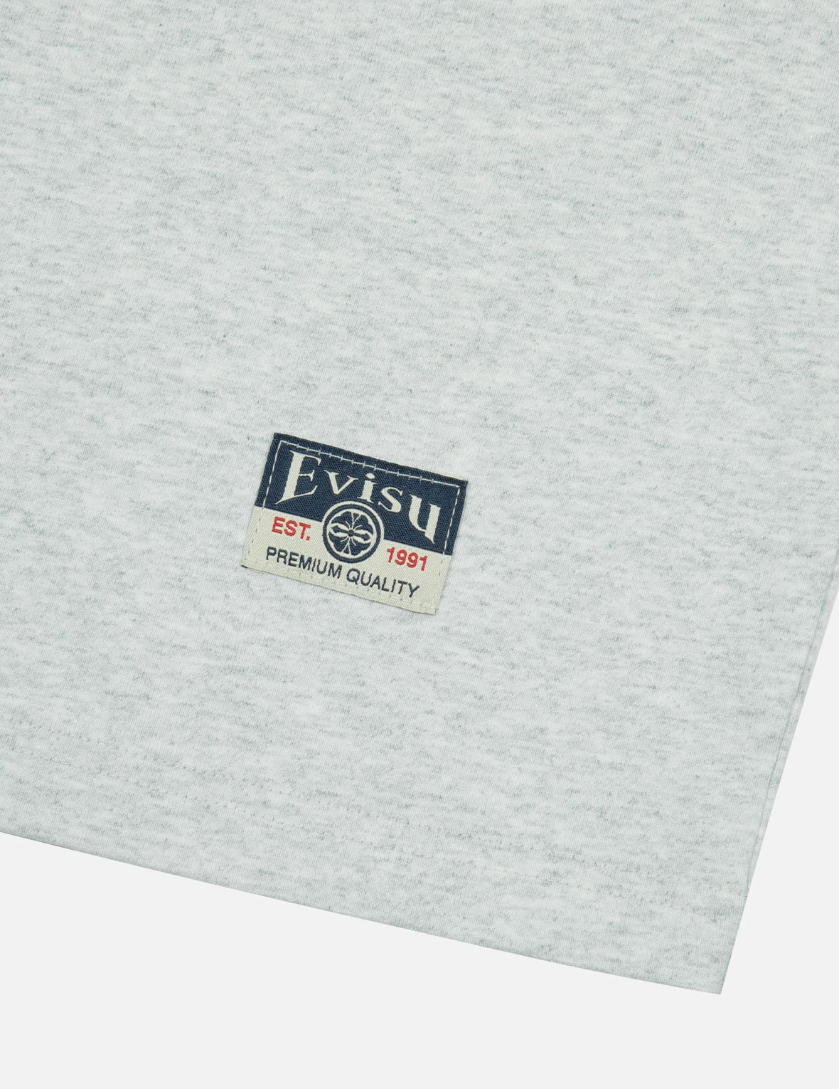 Godhead Print and Seagull Embroidery Loose Fit T-shirt