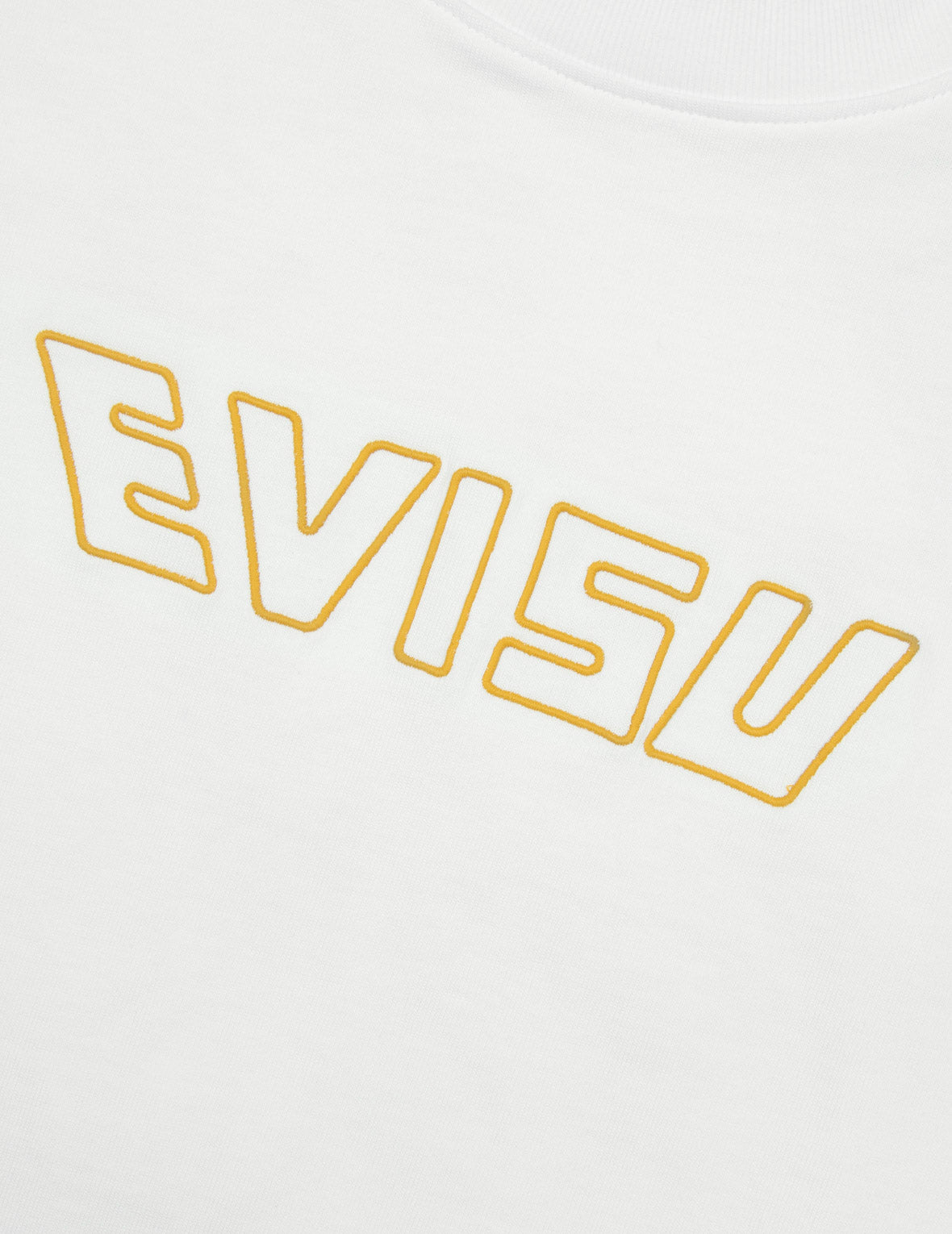 Logo Embroidery and "Soaring Seagull and Dancing Carp" Print Relax Fit T-shirt