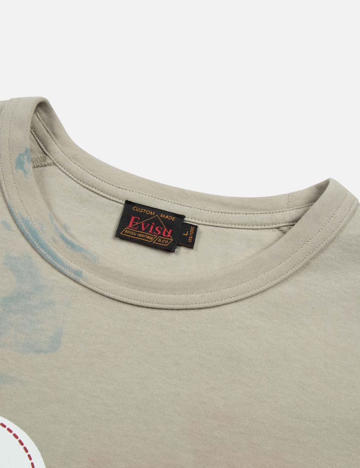 Seagull and Logo Print Loose Fit T-shirt