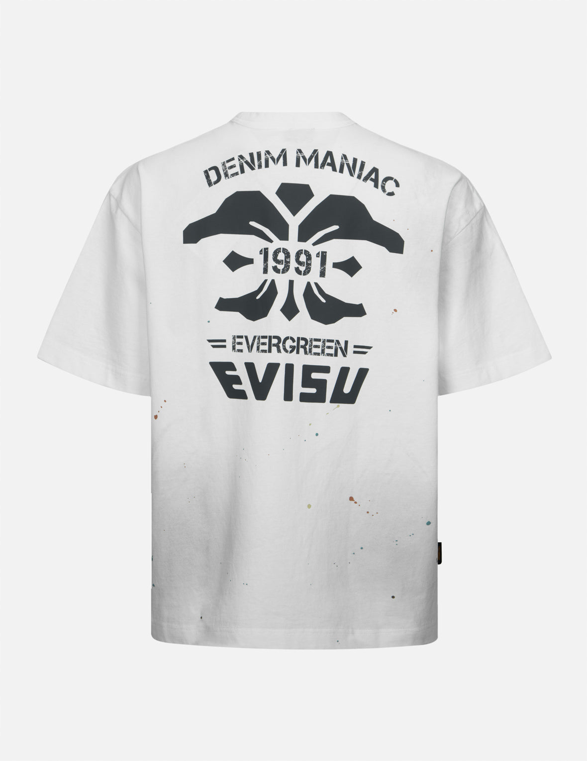 Logo Embroidery and Multi-print Loose Fit T-shirt