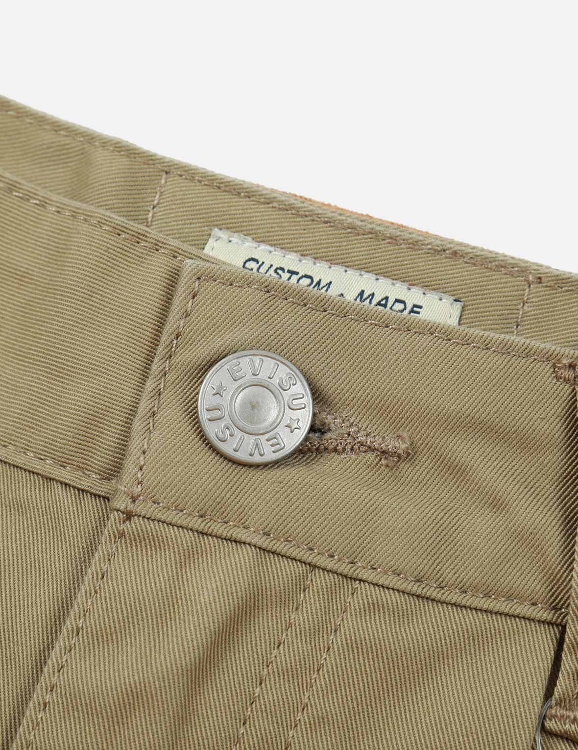Seagull and Logo Embroidery Cargo Shorts