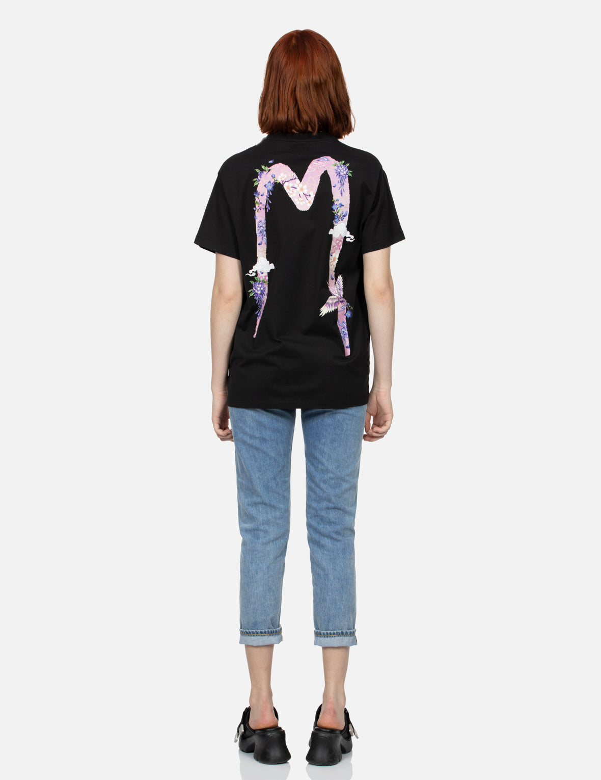 Cranes and Wisteria Daicock Boyfriend T-shirt