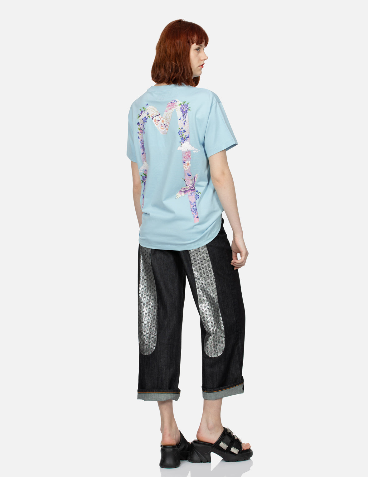 Cranes and Wisteria Daicock Boyfriend T-shirt
