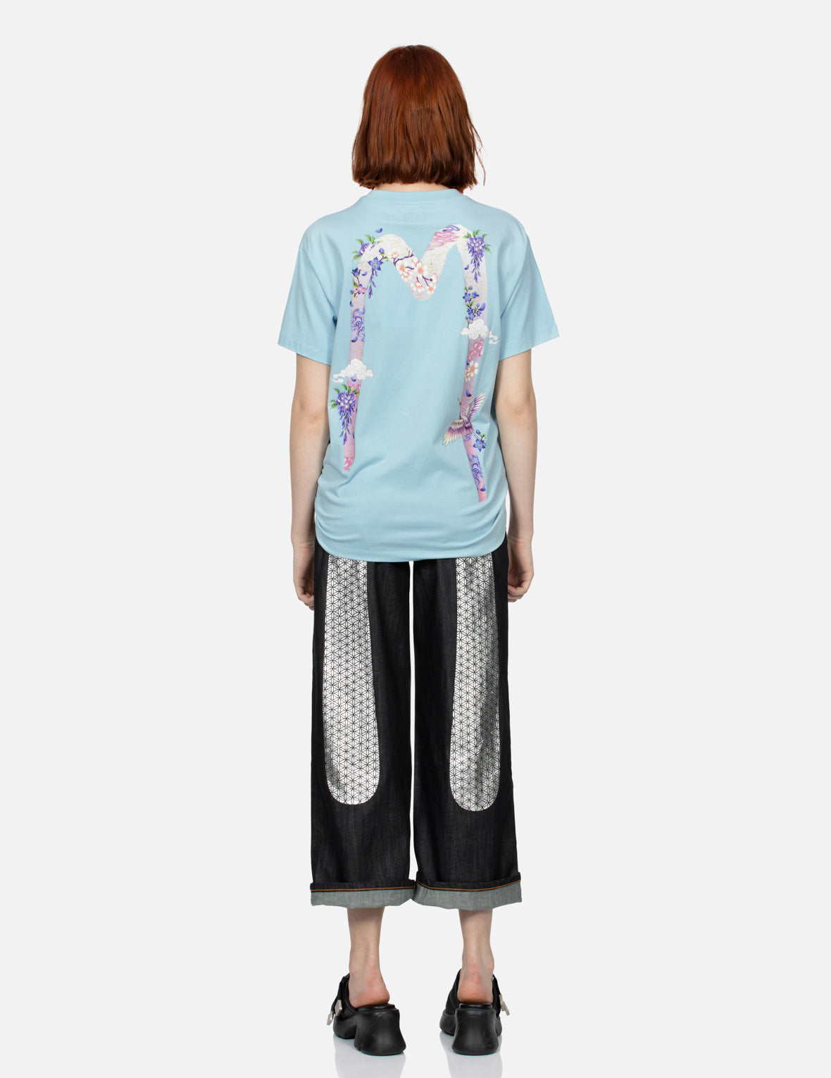 Cranes and Wisteria Daicock Boyfriend T-shirt