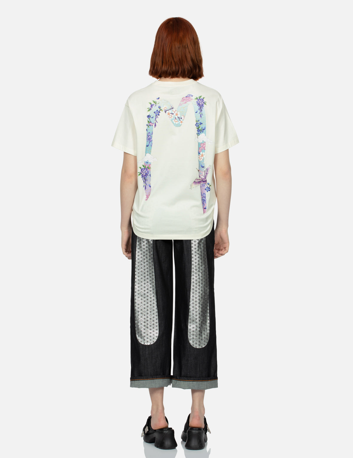 Cranes and Wisteria Daicock Boyfriend T-shirt