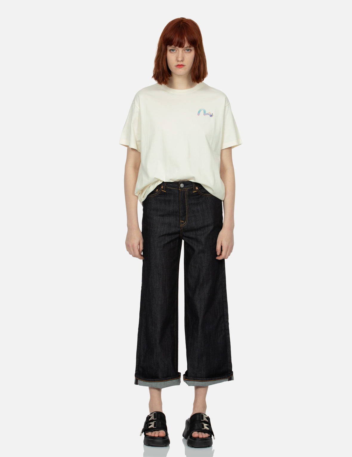 Cranes and Wisteria Daicock Boyfriend T-shirt