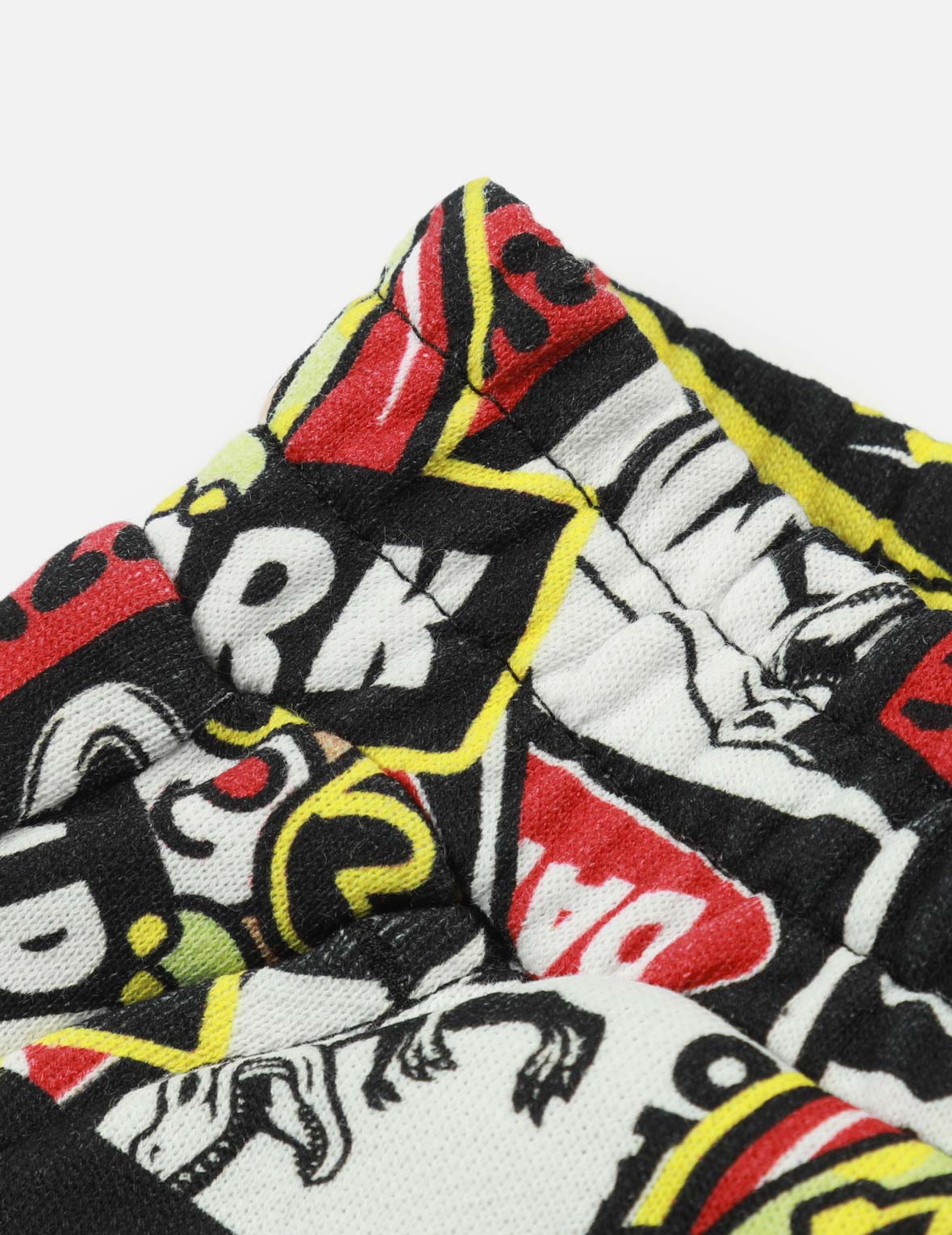 Allover Dinosaur Park Sign Print Regular Fit Sweatshorts