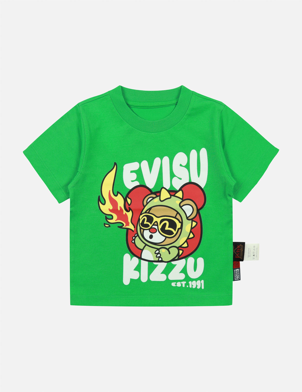 Eruptive Dinosaur Bear print Regular Fit T-shirt