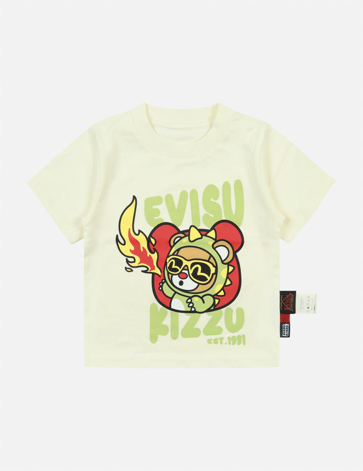Eruptive Dinosaur Bear print Regular Fit T-shirt