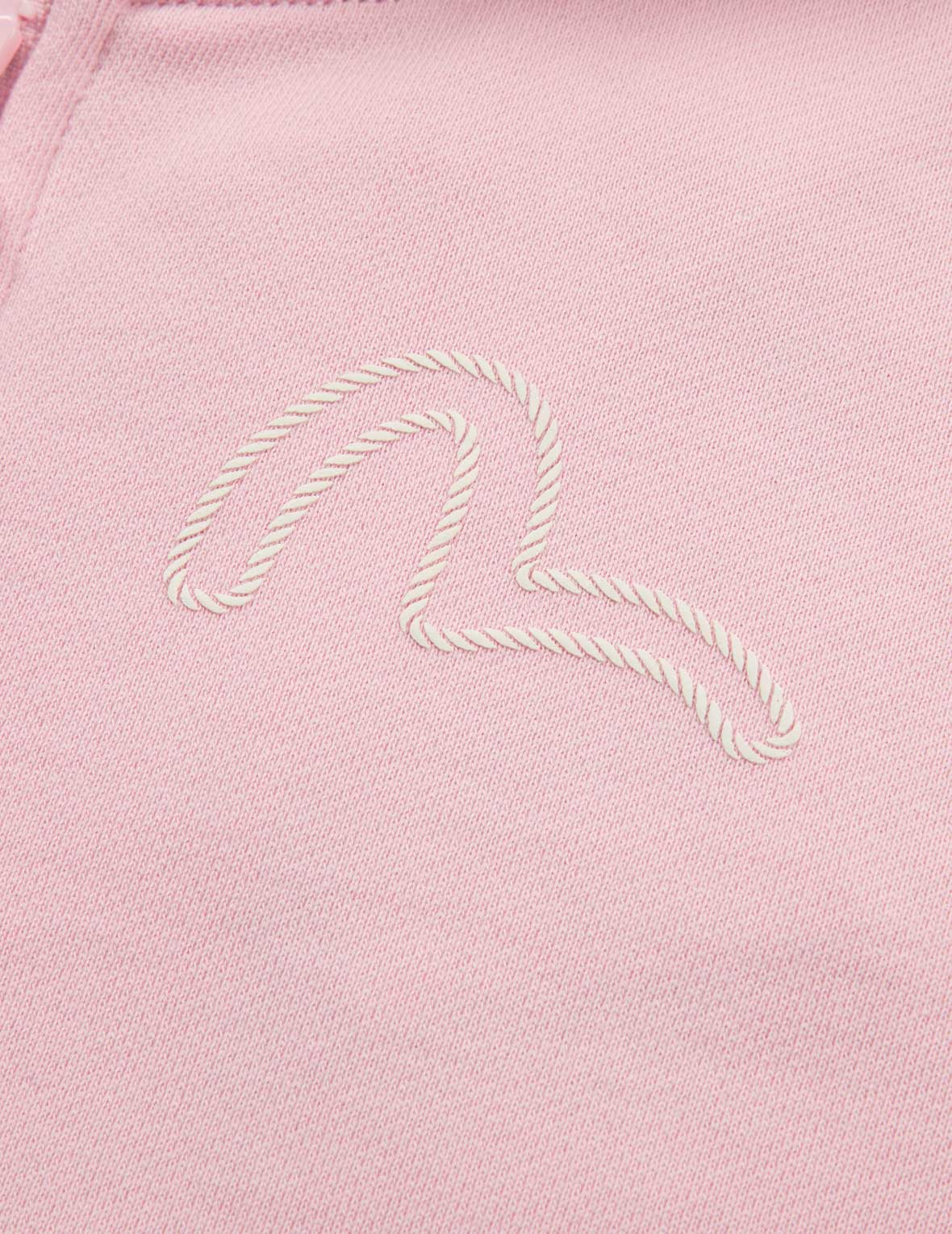 Fortune Cat and Daruma Daicock Print Regular Fit Zip-Up Hoodie