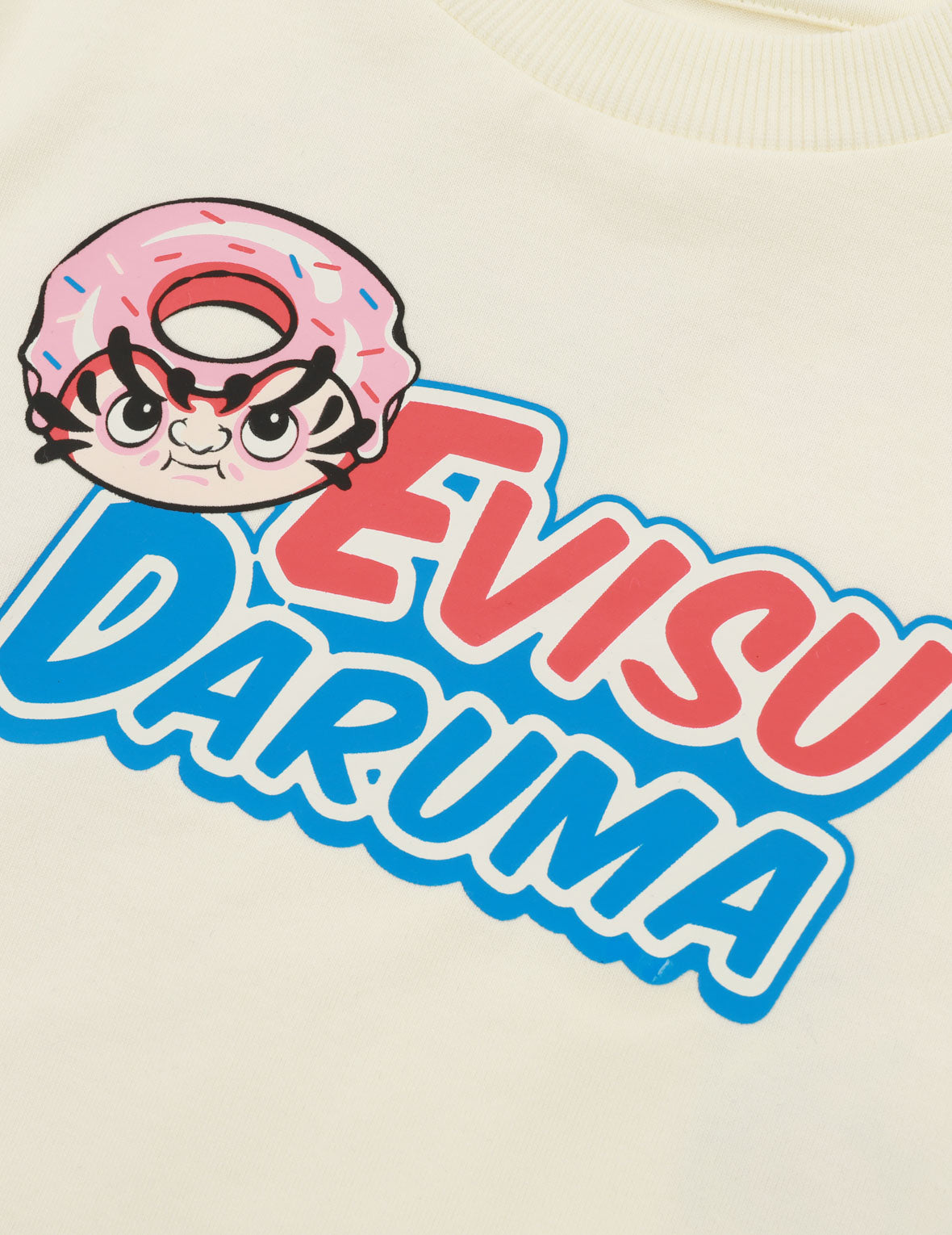 Daruma Onigiris and Donuts Daicock Print Regular Fit T-shirt