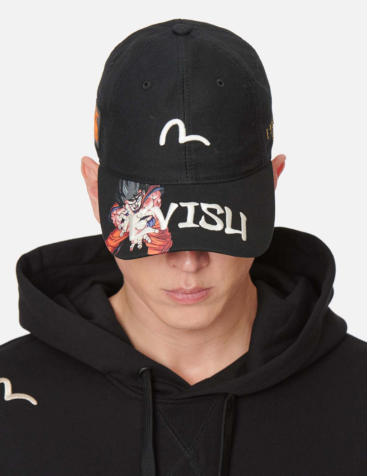 EVISU x Dragon Ball Z Goku Print Cap