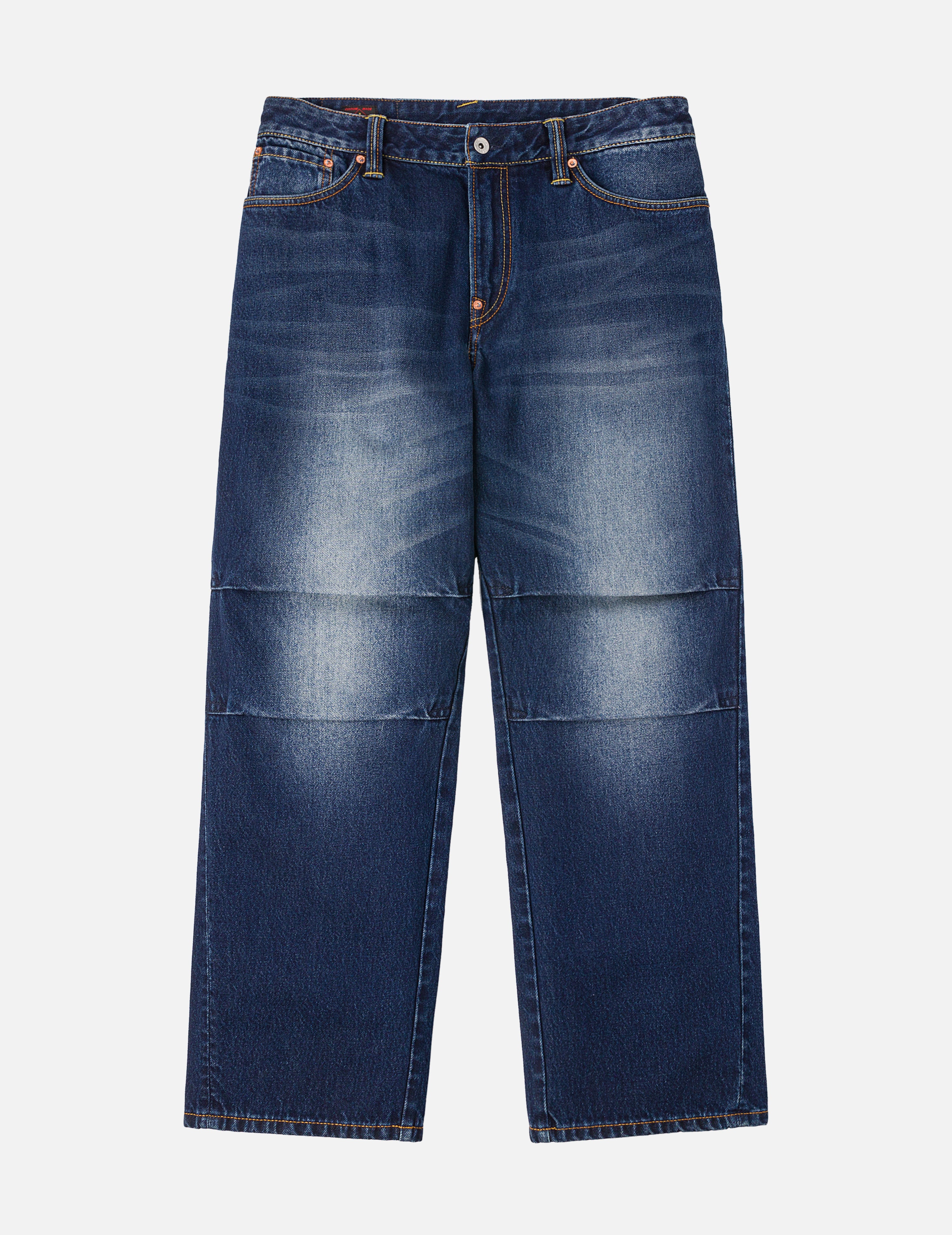 Hand-Drawn Seagull Print 3D Fit Jeans – EVISU