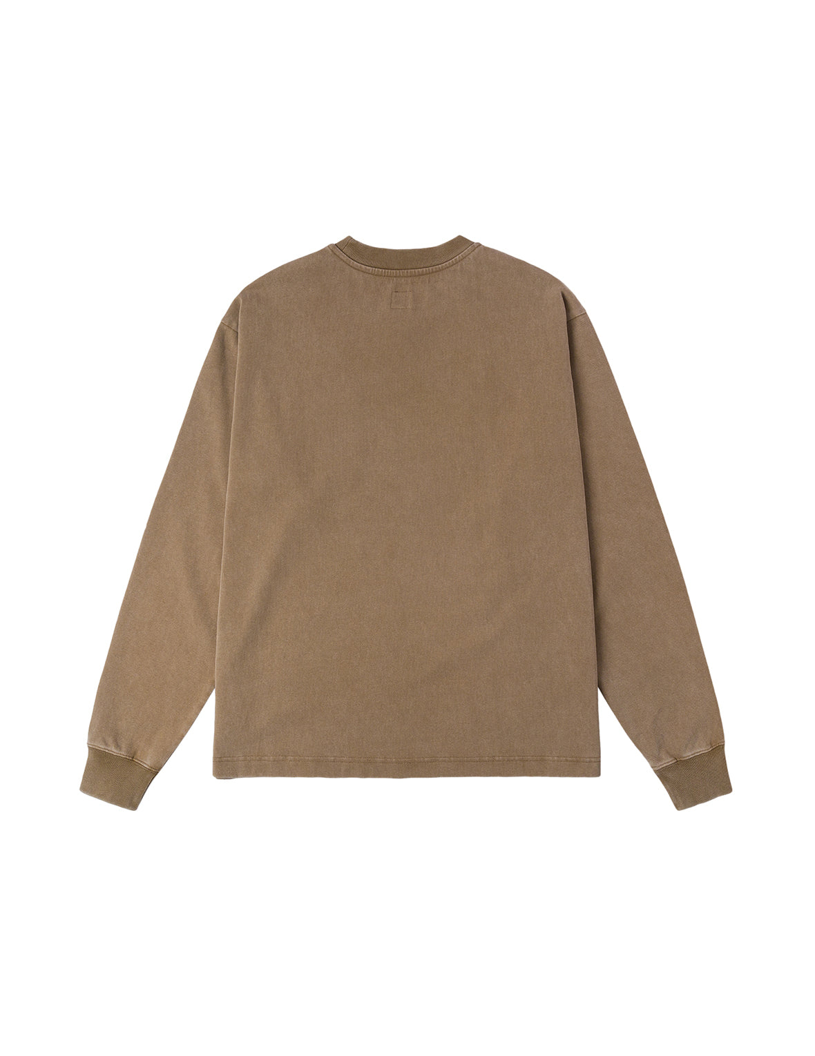 Seagull Embroidery Pocket Relax Fit Long-sleeve T-shirt