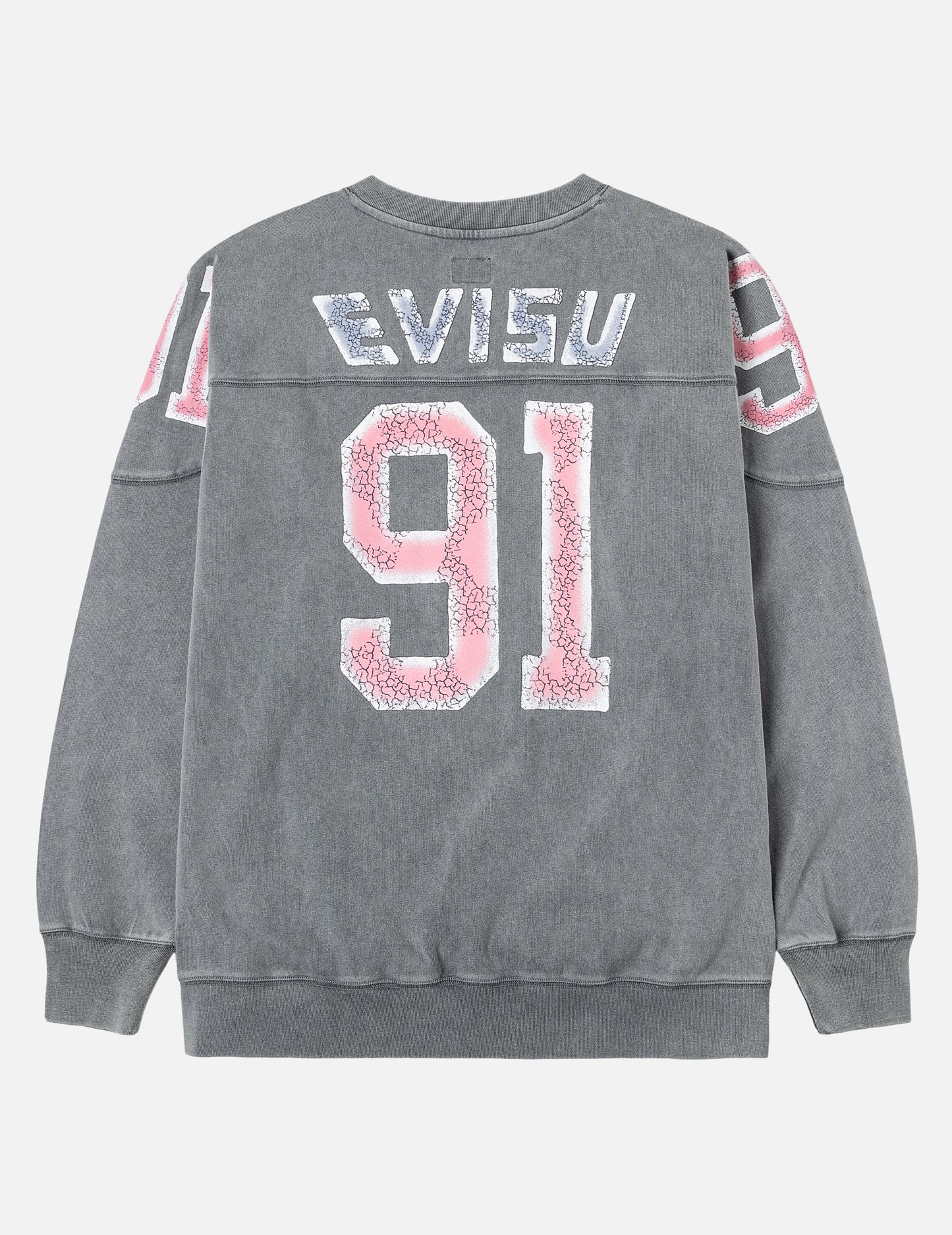 Logo and "91" Print Regular Fit Long-Sleeve T-shirt