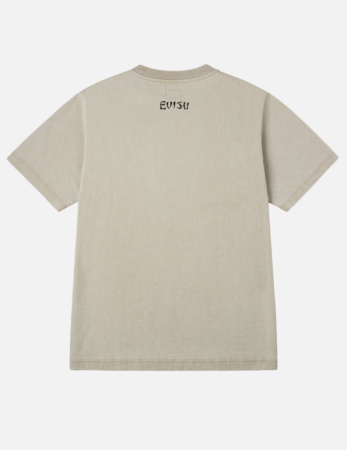 Hand-Drawn Seagull Print Relax Fit T-Shirt
