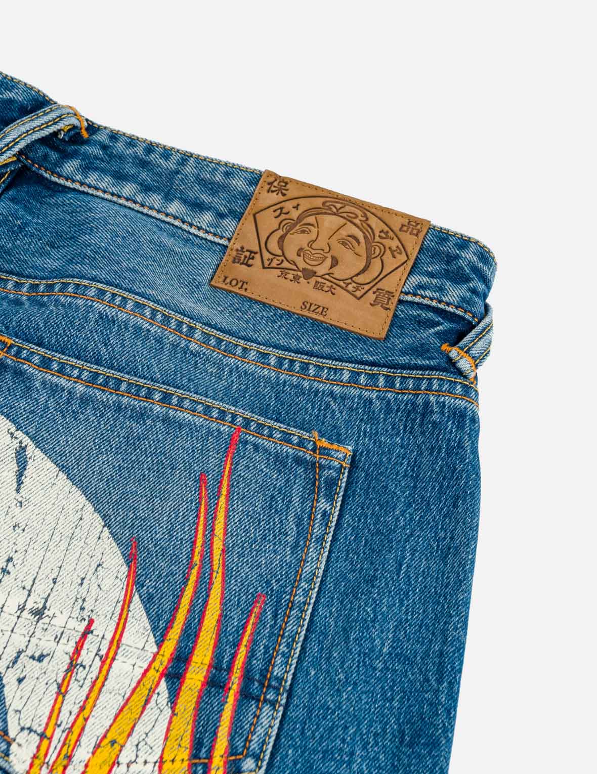 Flaming Daicock Print Regular Fit Jeans