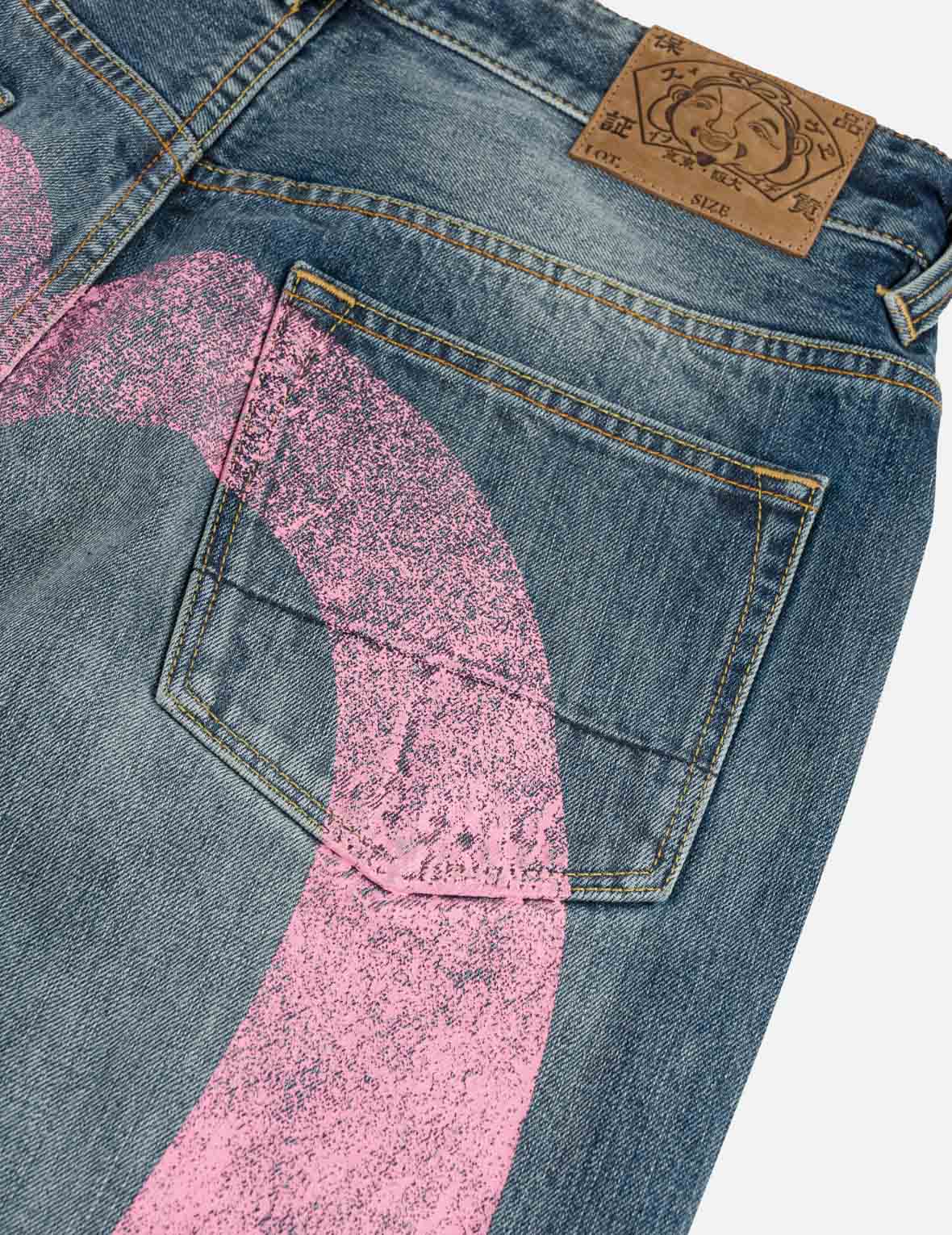 Pink Daicock Ripped Jeans