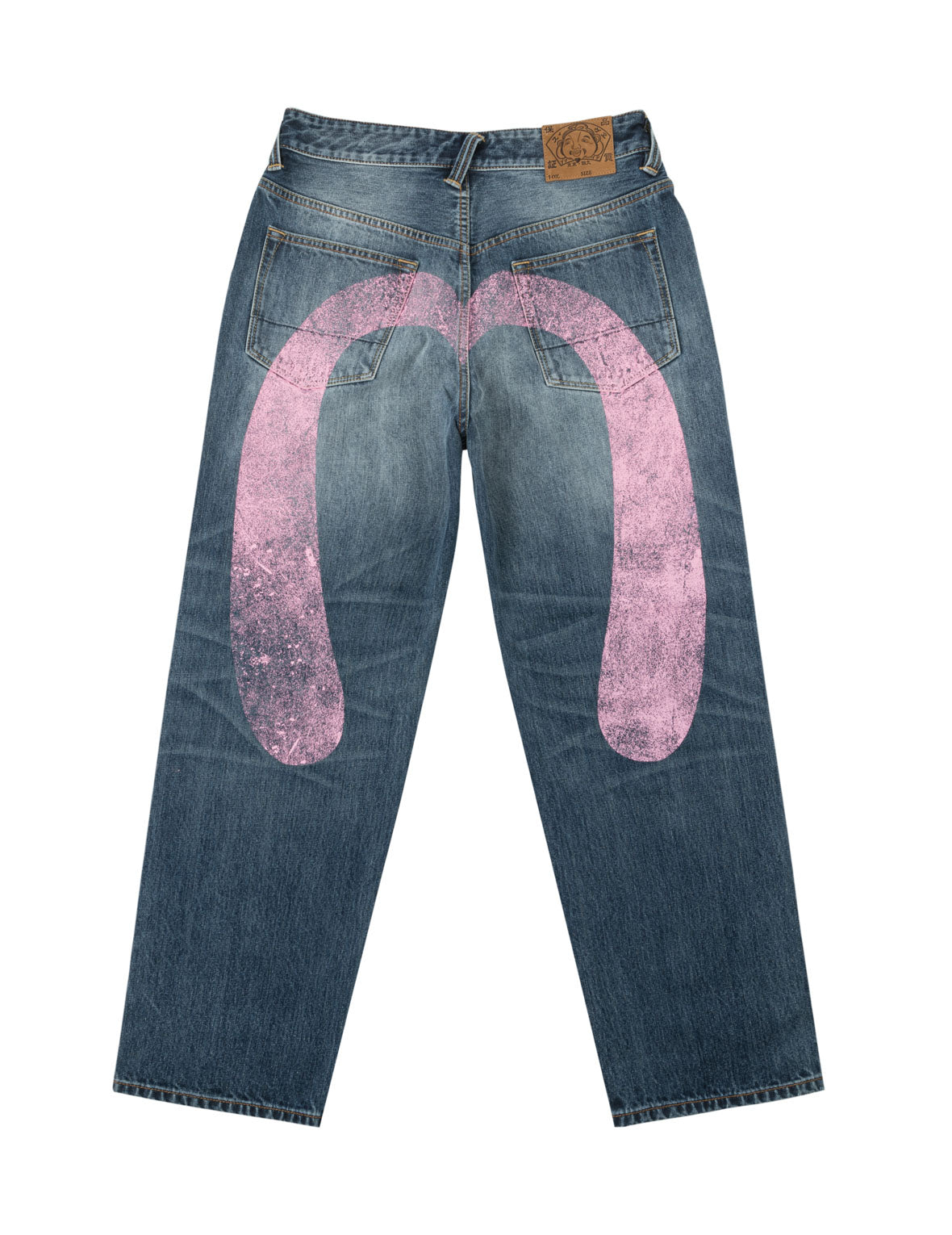 Pink Daicock Ripped Jeans