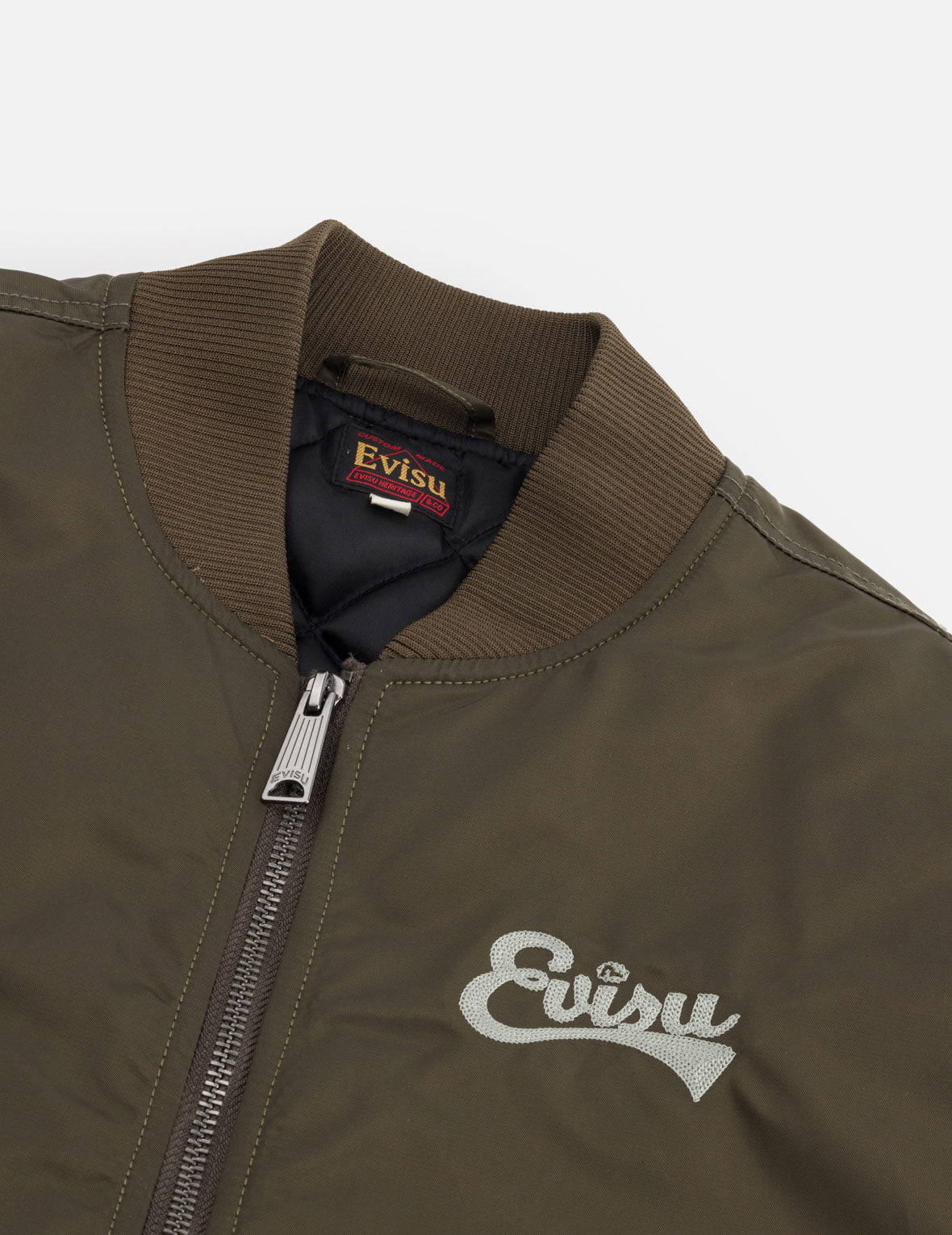 Padded Sun-Faded Daicock Bomber Jacket