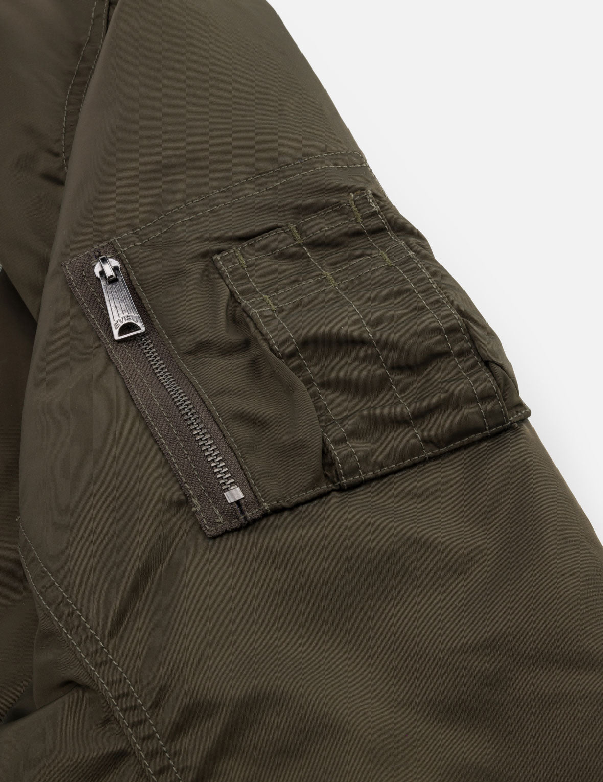 Padded Sun-Faded Daicock Bomber Jacket