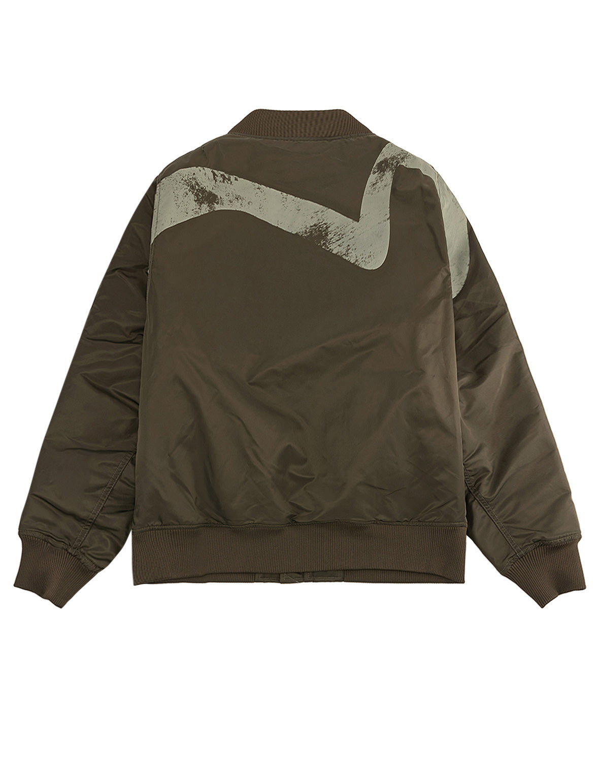 Padded Sun-Faded Daicock Bomber Jacket
