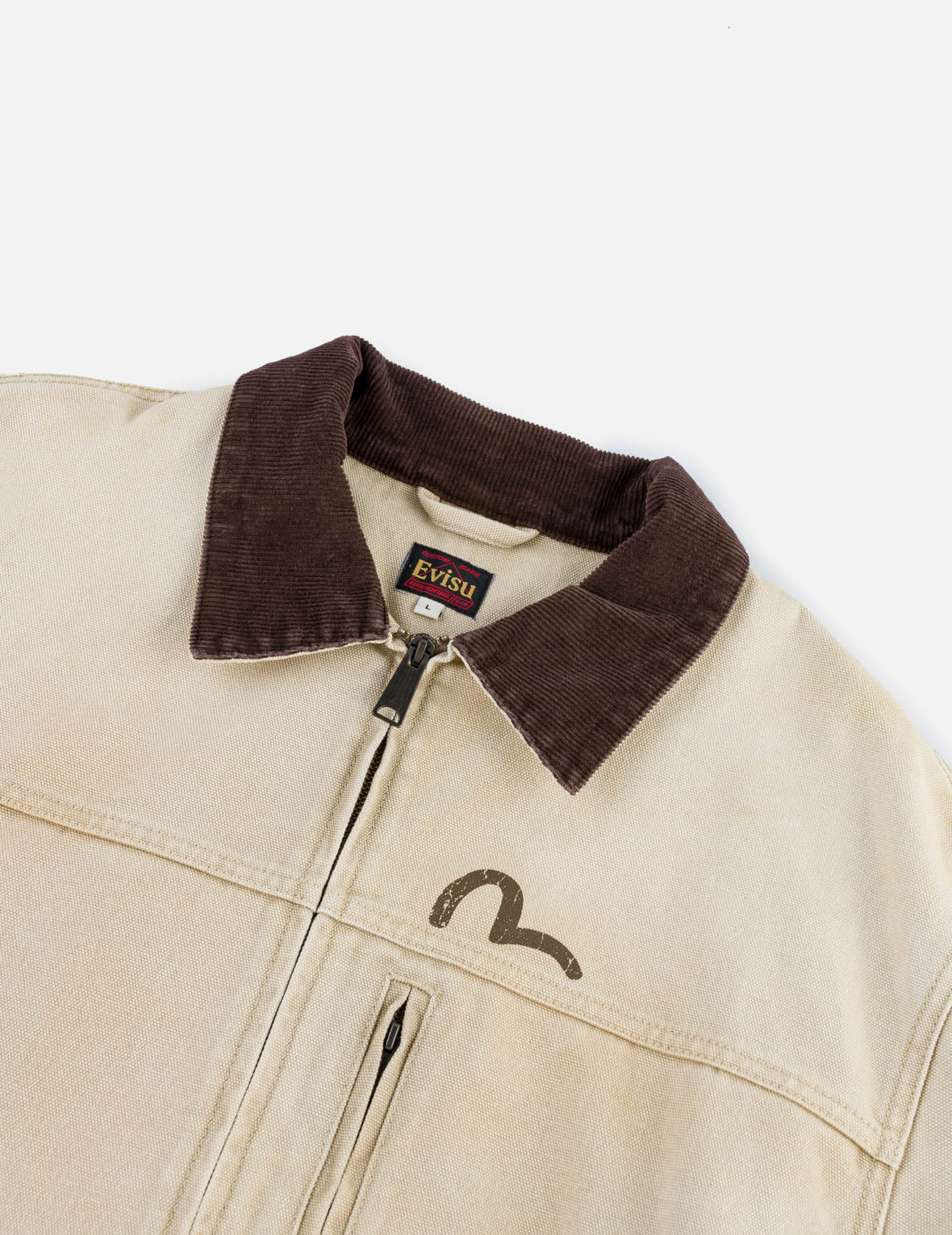Seagull Multi-Pocket Vintage Canvas Coverall Jacket