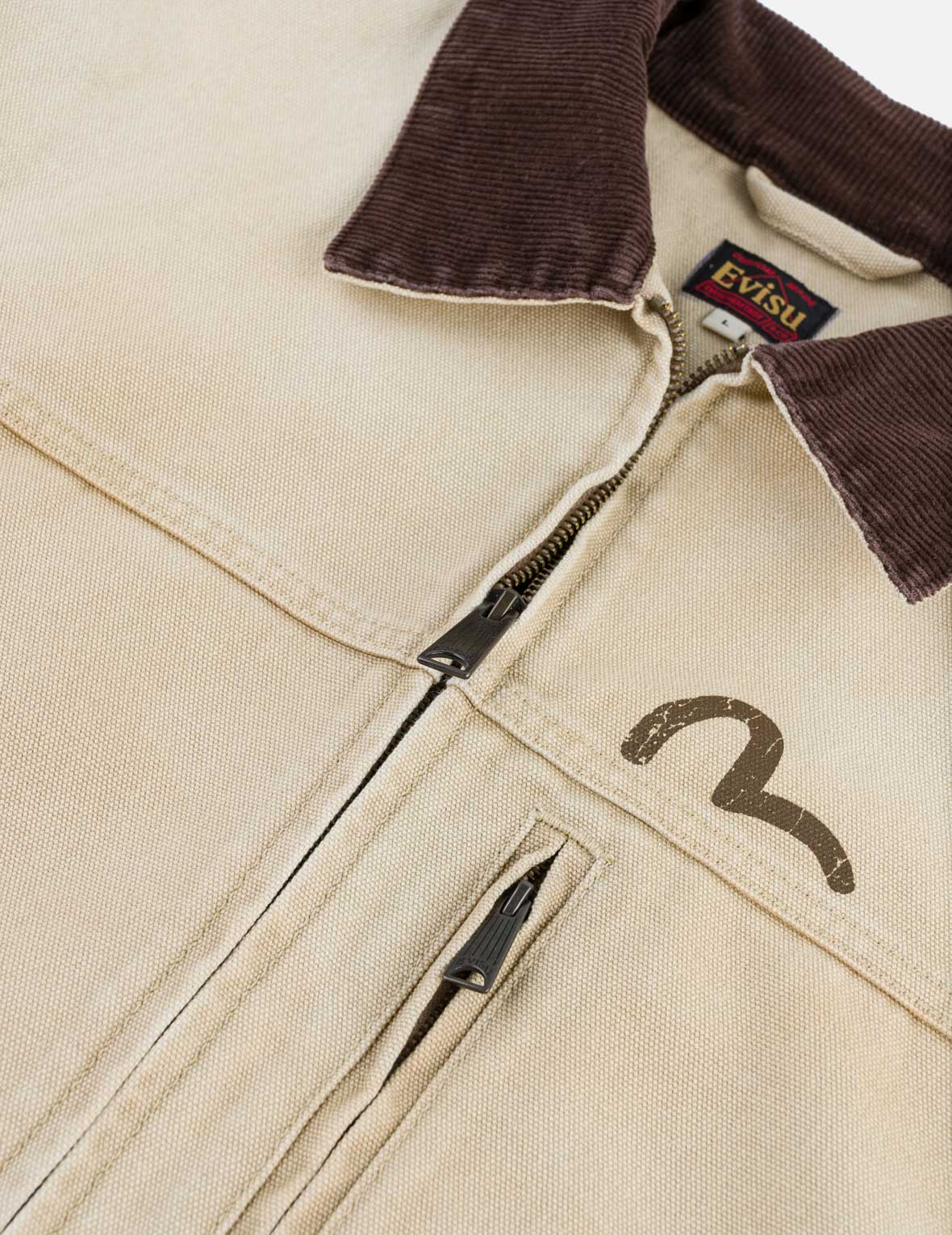 Seagull Multi-Pocket Vintage Canvas Coverall Jacket