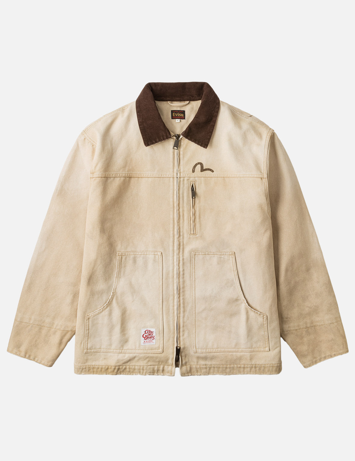 Seagull Multi-Pocket Vintage Canvas Coverall Jacket