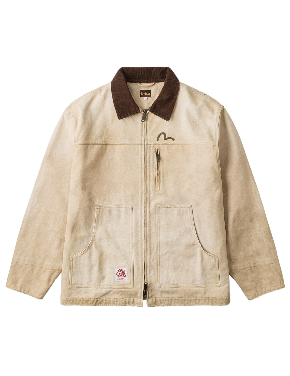 Seagull Multi-Pocket Vintage Canvas Coverall Jacket