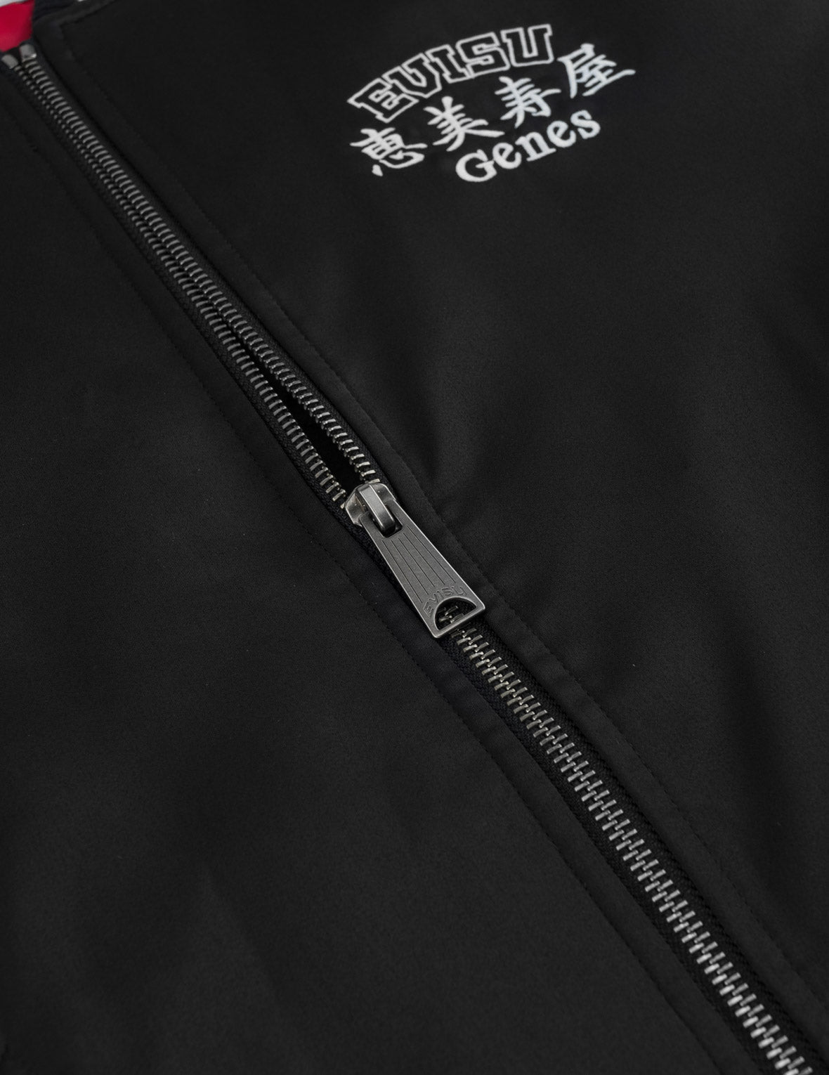 Light Padded Air Peace Satin Souvenir Jacket