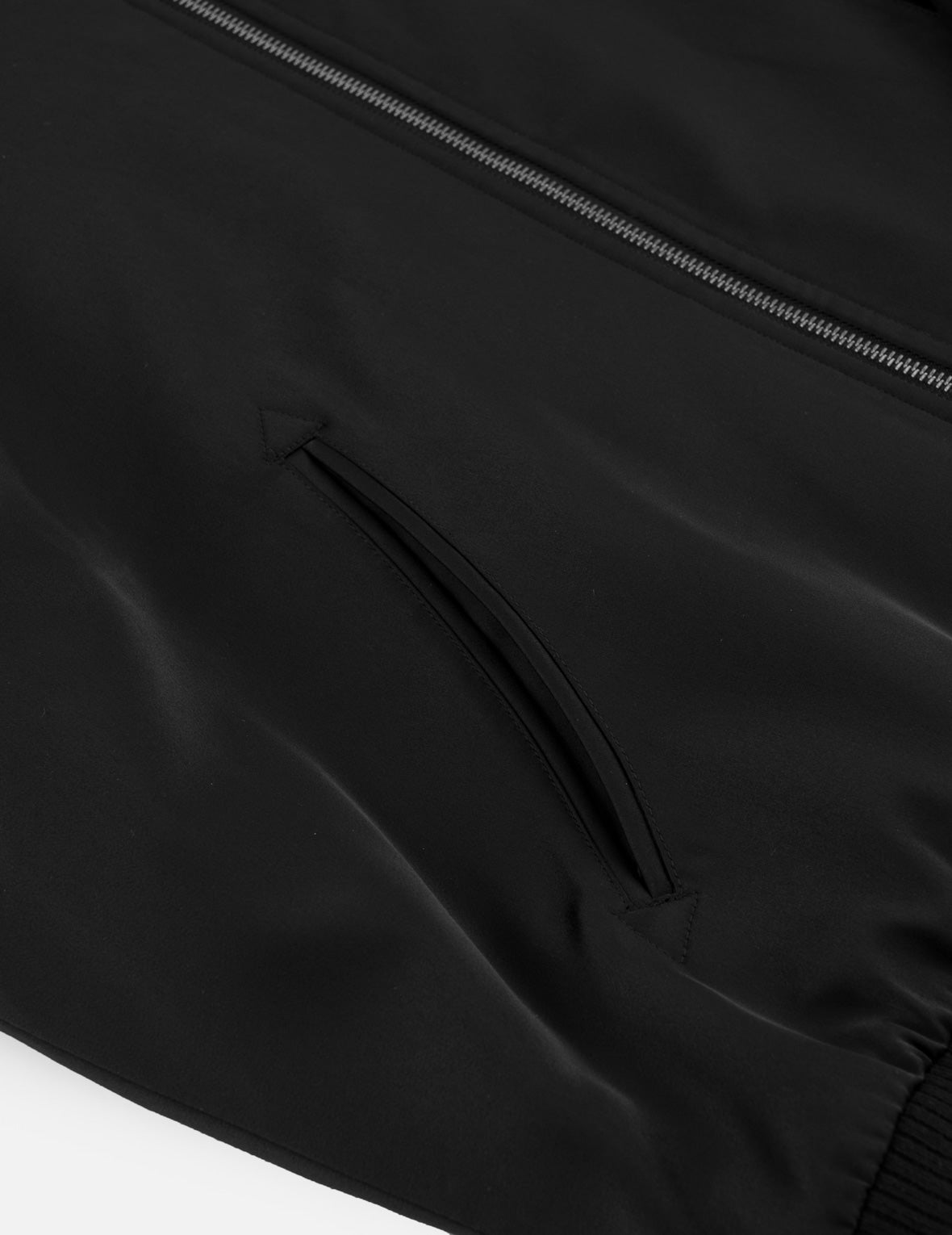 Light Padded Air Peace Satin Souvenir Jacket